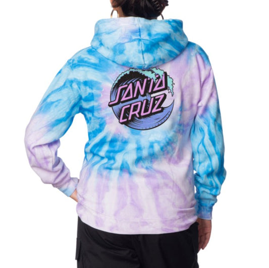 Santa Cruz Wave Dot Hoodie back view