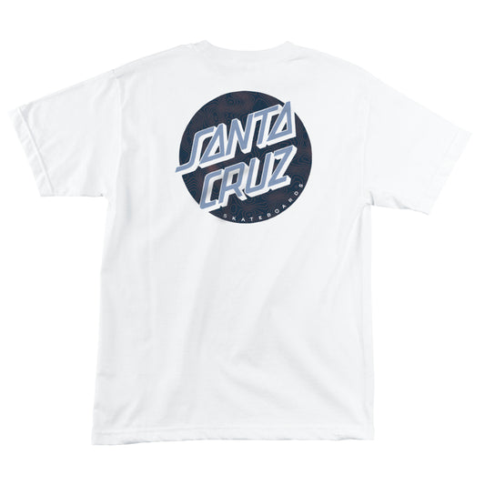 Santa Cruz Absent Topo Dot Tee back view