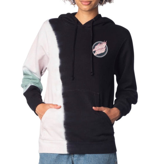 Santa Cruz Check Ringed Flamed Dot Hoodie front view
