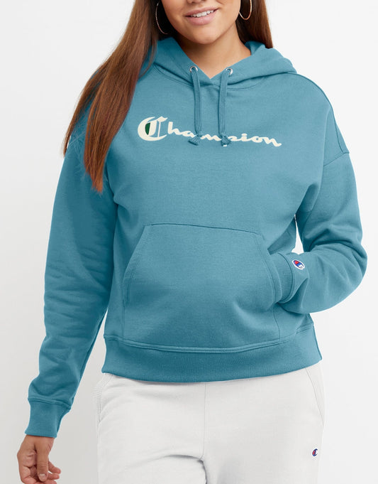 Women's Old English Script Hoodie front view