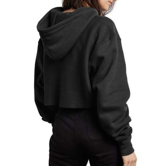 Women's Reverse Weave®  C Logo Cropped Cut Off Pullover back view