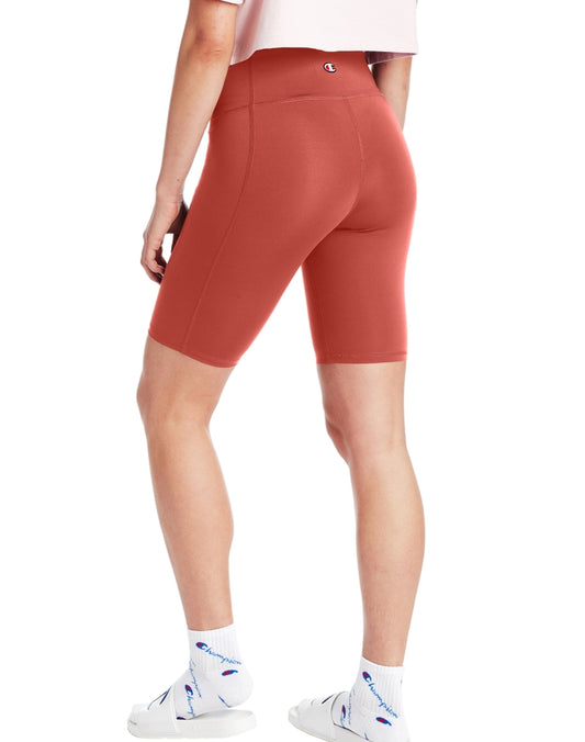 Women's 9" Inseam High Rise Bike Shorts back view