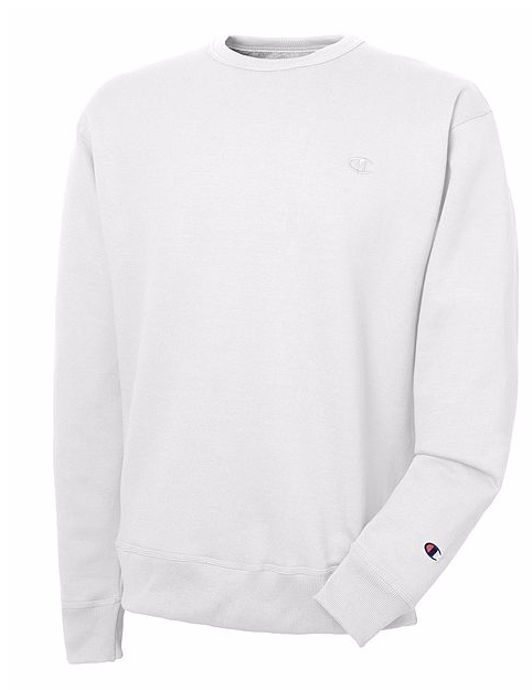 Men's Powerblend® Fleece Pullover Crew front view