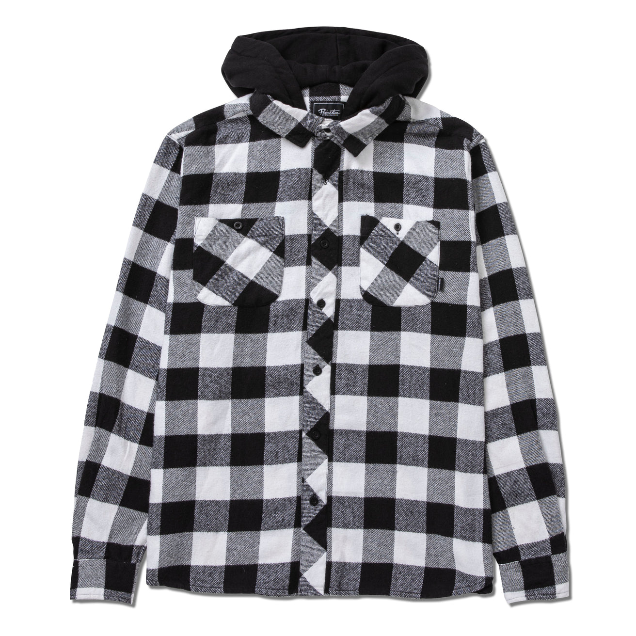 Primitive Two-Fer Flannel with Hood front view