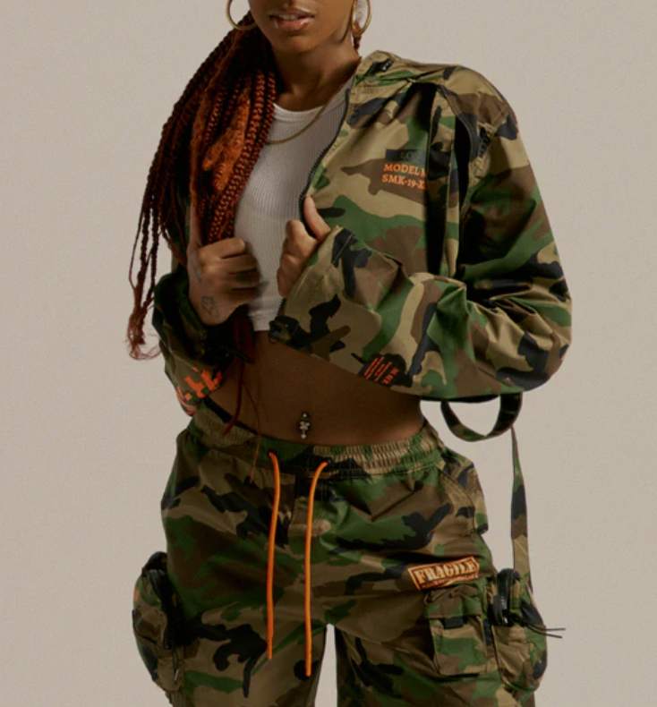 Smoke rise 2025 camo jeans