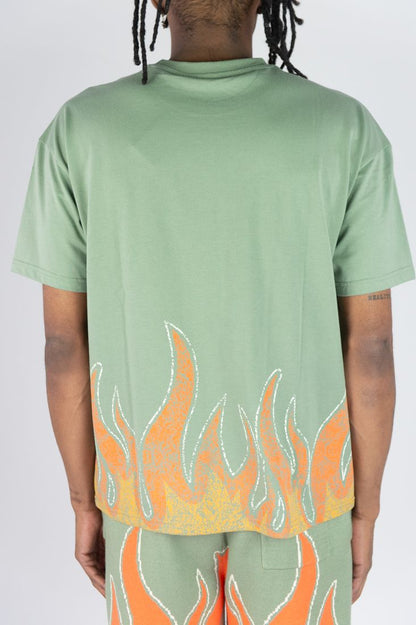 Rebel Minds Flame 8 Ball Tee