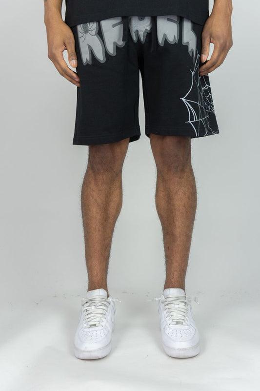 Rebel Minds Spider Web French Terry Shorts