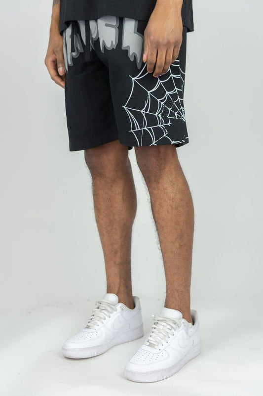 Rebel Minds Spider Web French Terry Shorts