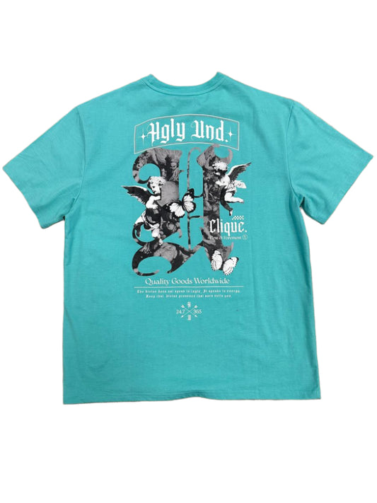 Graphic Cotton Tee  back view