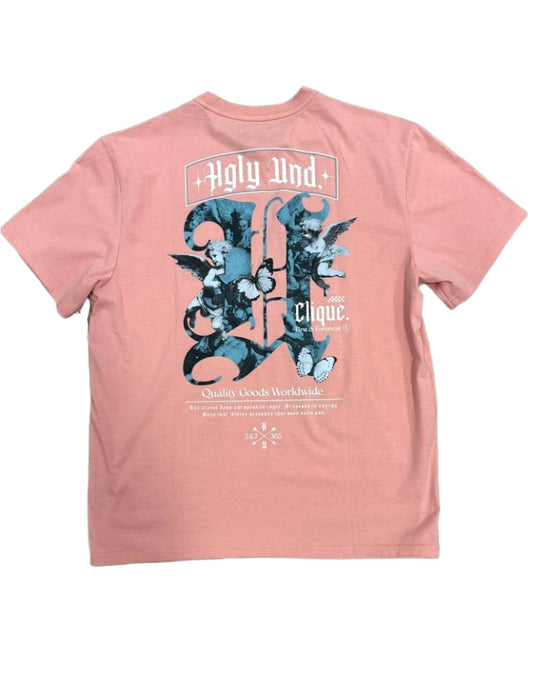 Graphic Cotton Tee  back view