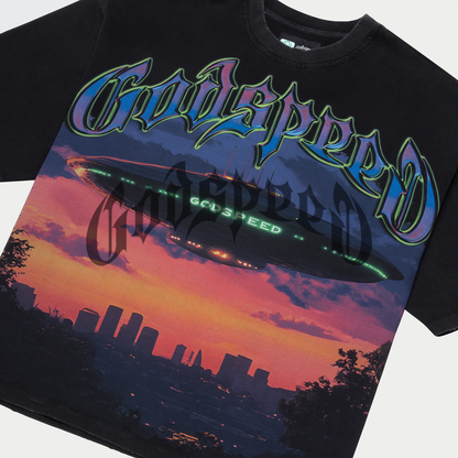 Godspeed U.A.P. Tee close up 