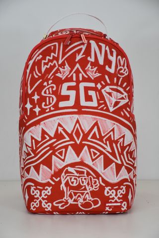 Sprayground Graffiti Wall Backpack front
