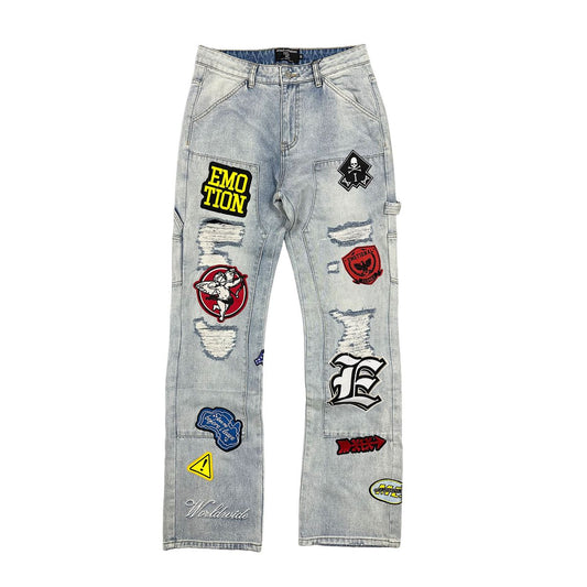 Mixed Emotion “Worker” Jeans  front jean