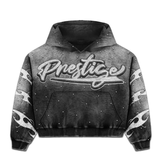 Prestige Flame Hoodie front view graphic streetwear hoodie fantasy design premium hoodie Epic Outfitters