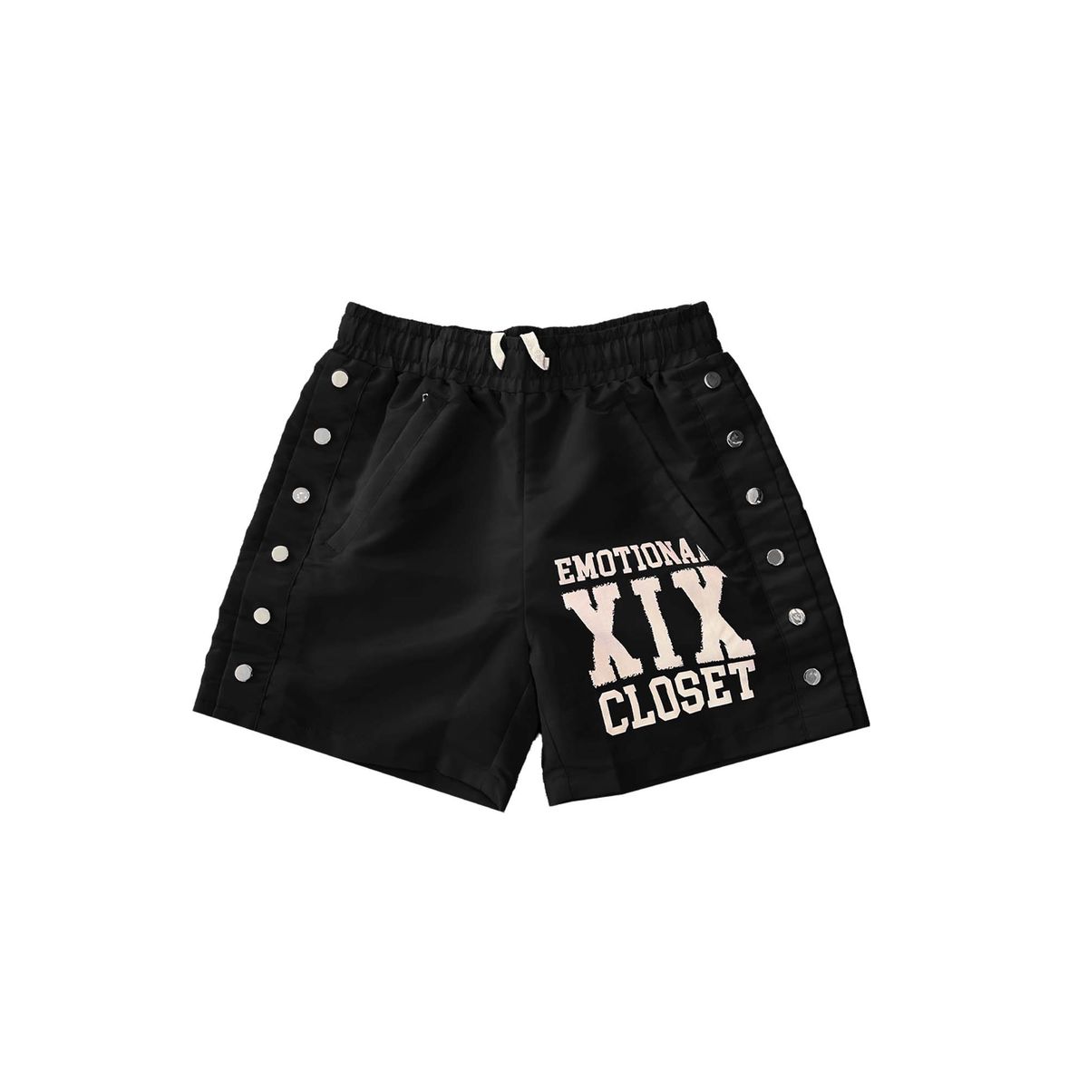 Mixed Emotion Backyard Nylon Shorts front