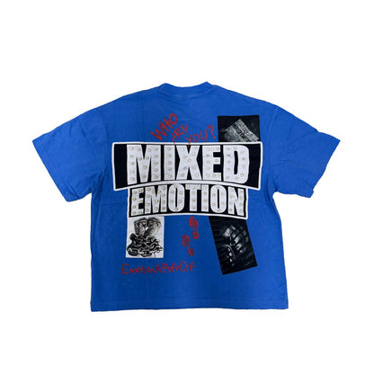 Mixed Emotion Blue “Lost Identity” Tee back