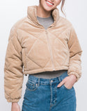 Corduroy Cropped Jacket