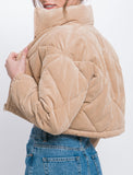 Corduroy Cropped Jacket