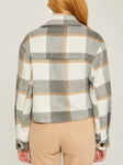 Plaid Button up Shacket