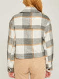 Plaid Button up Shacket