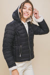 Reversible Hooded Sherpa Jacket