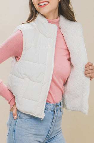 Reversible Sherpa Vest