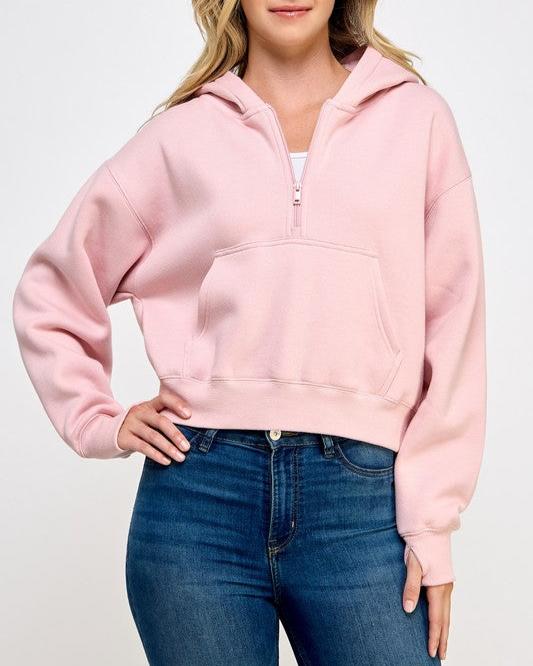 Half Zip Hoodie
