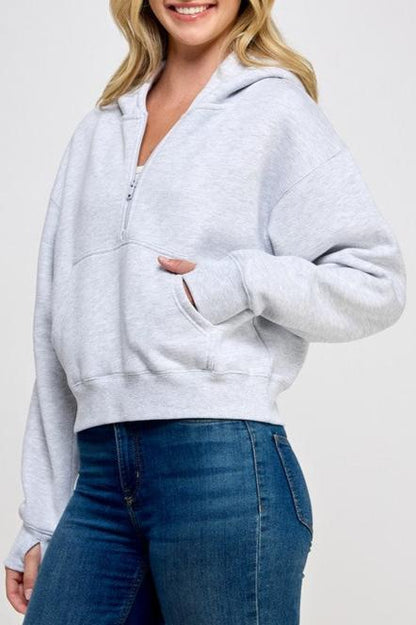 Half Zip Hoodie