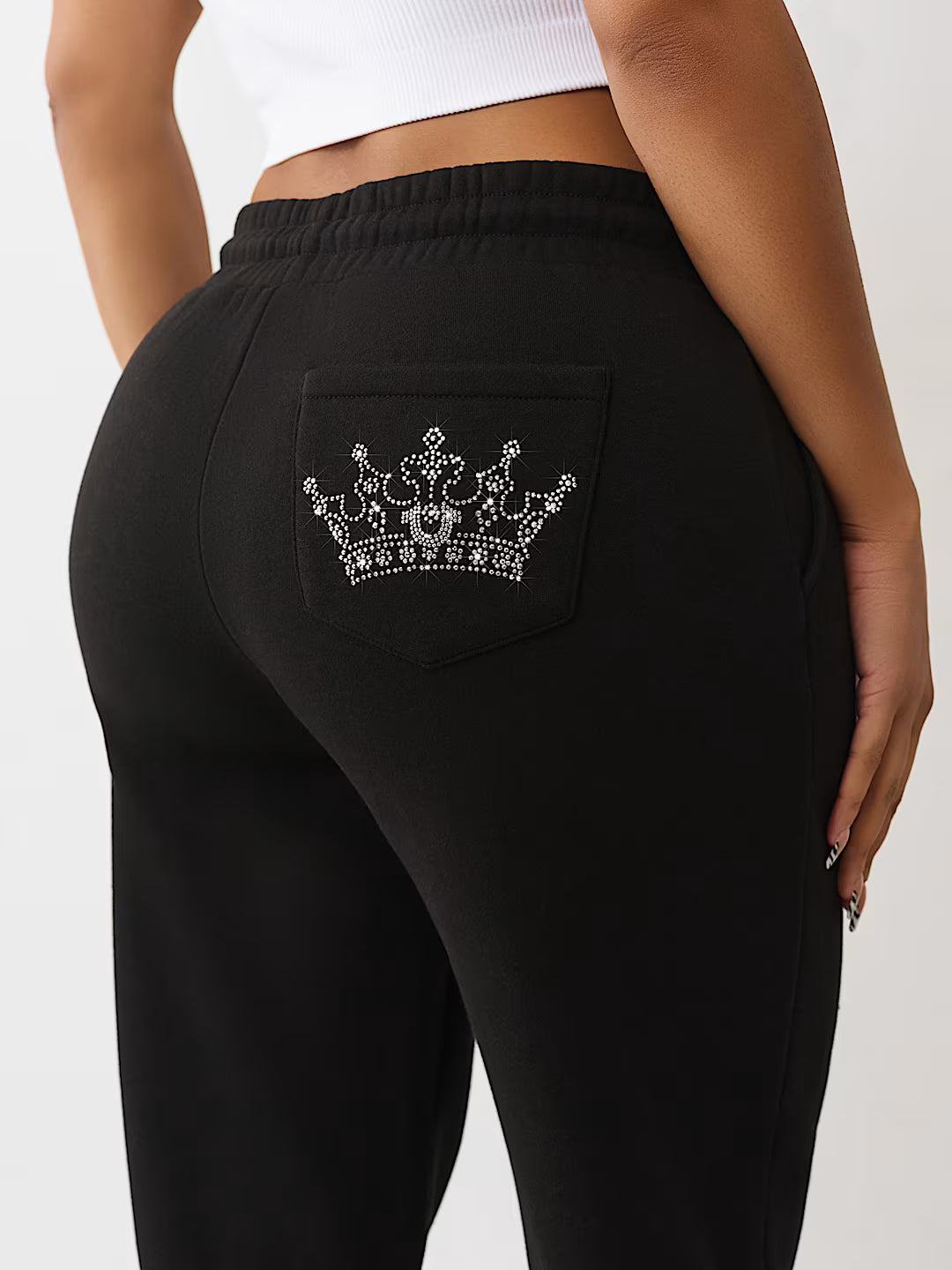 True Religion Crystal Crown Boyfriend Jogger