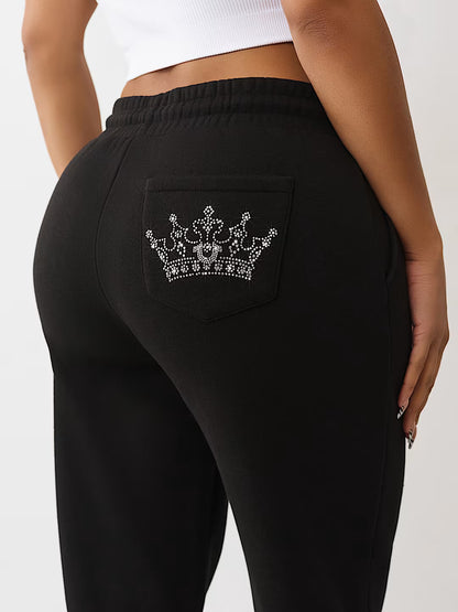 True Religion Crystal Crown Boyfriend Jogger