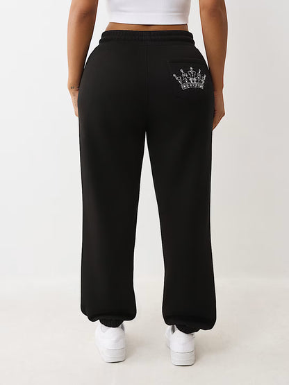 True Religion Crystal Crown Boyfriend Jogger