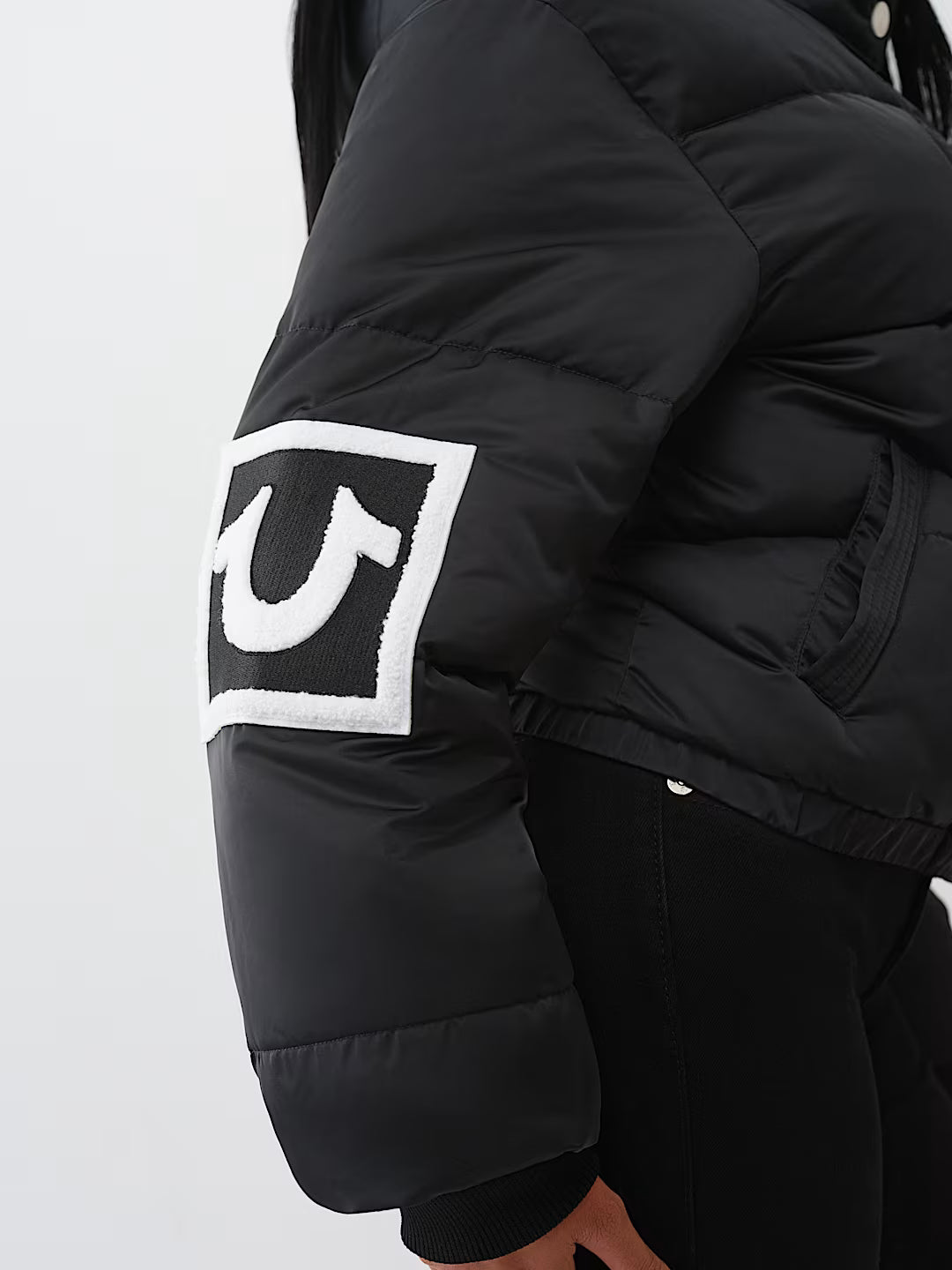 True Religion Patched Puffer Jacket