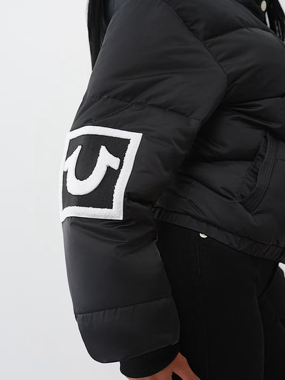 True Religion Patched Puffer Jacket