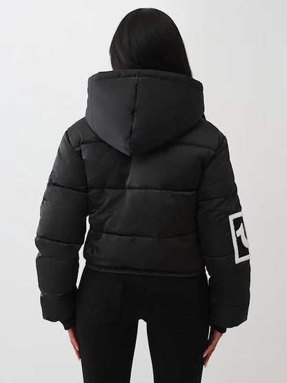 True Religion Patched Puffer Jacket