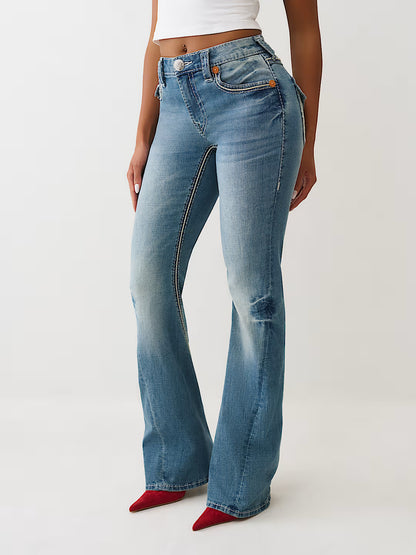 True Religion Joey Rope Stitch Flare Jean