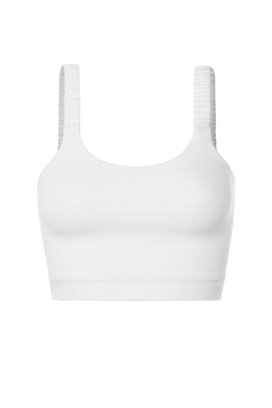 Scrunch Strap Crop Tank