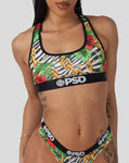 Hawaiian Zebra Sports Bra