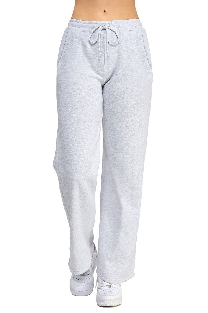 Gray sweatpants on a white background