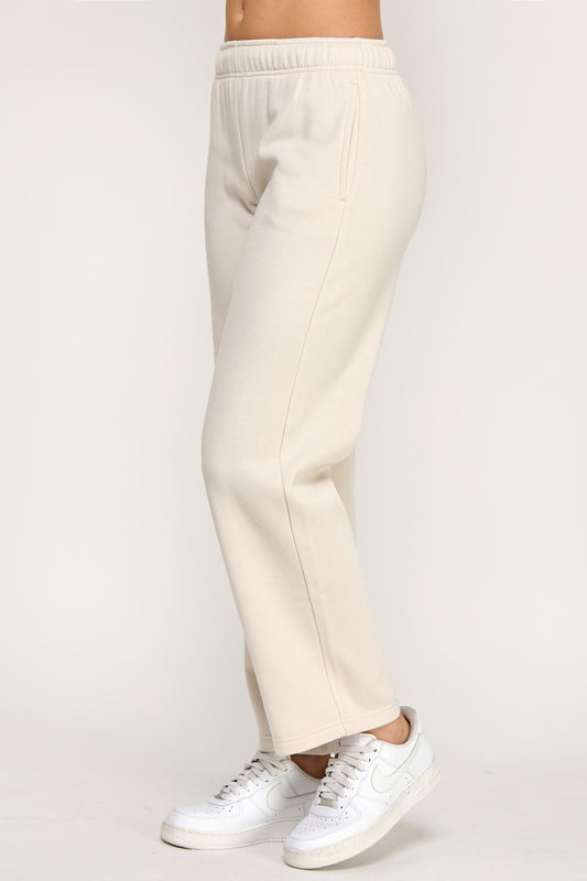 Straight Leg Fleece Sweatpants