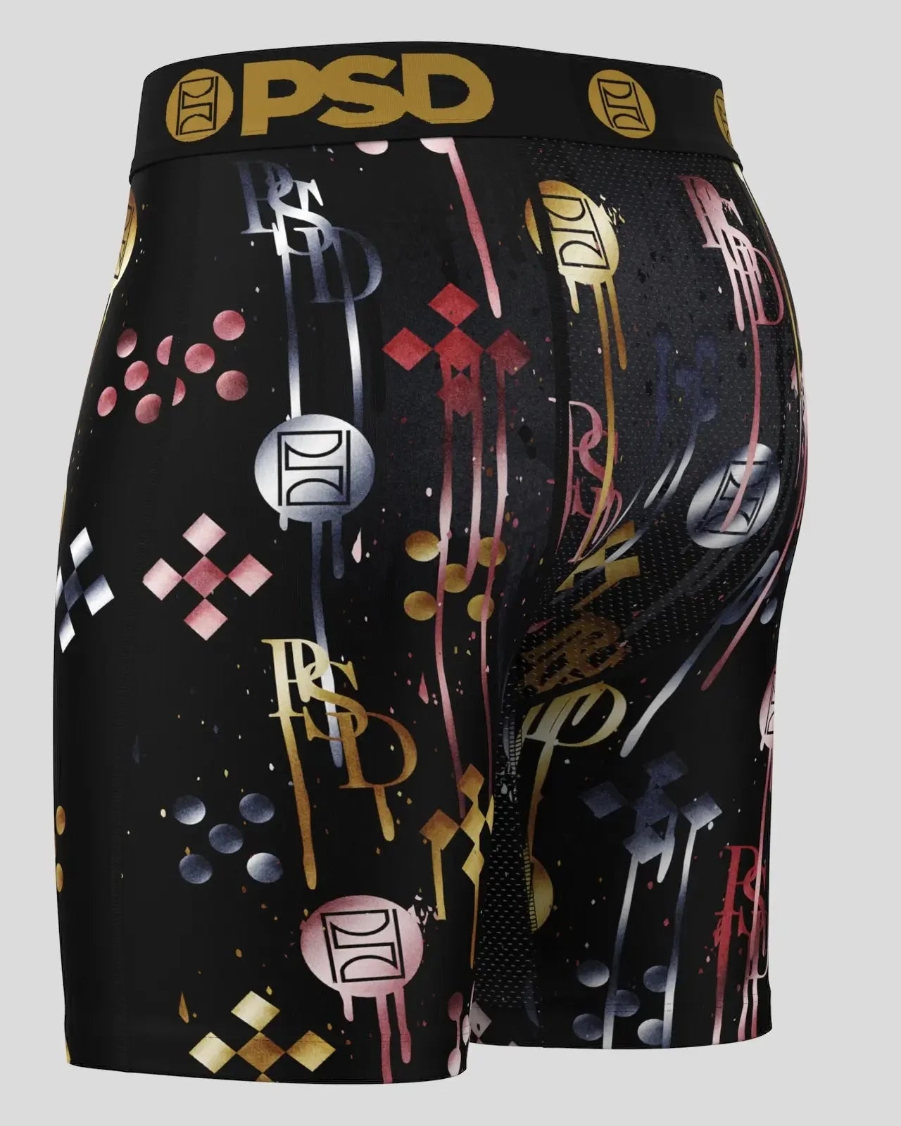 PSD Dark Metal Luxe Boxers back view