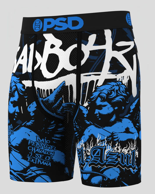 PSD x Sad Boyz Azul Men's Boxers side