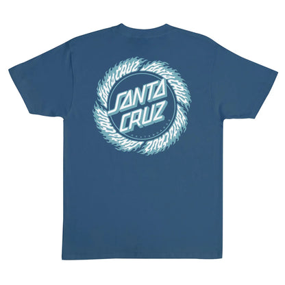 Santa Cruz Flame Ringed Tee back view