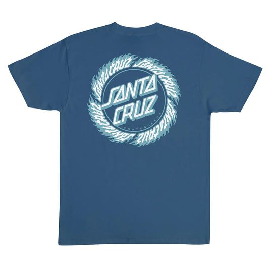 Santa Cruz Flame Ringed Tee back view