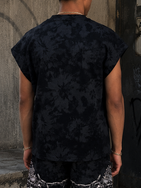 BKYS “Sinner Club” French-Terry Cropped Muscle Tee