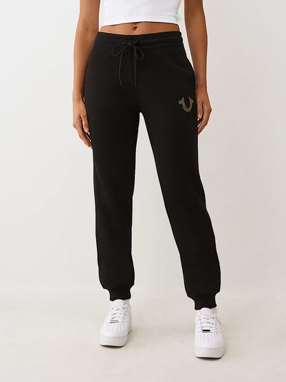 True Religion Crystal Horseshoe Jogger