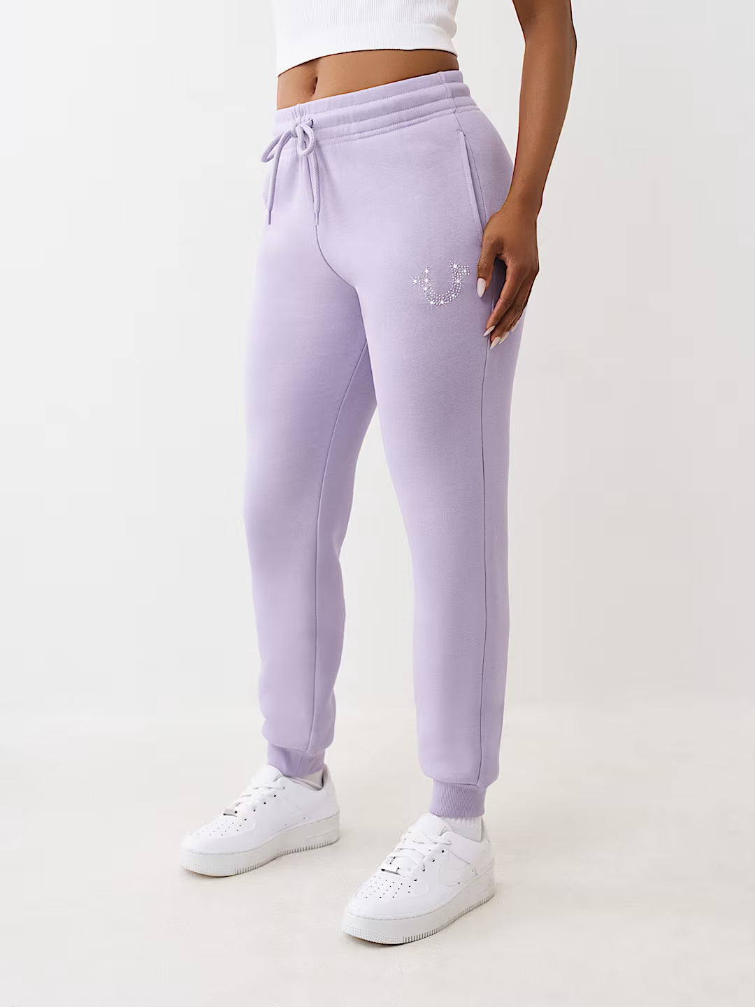 True Religion Crystal Horseshoe Jogger