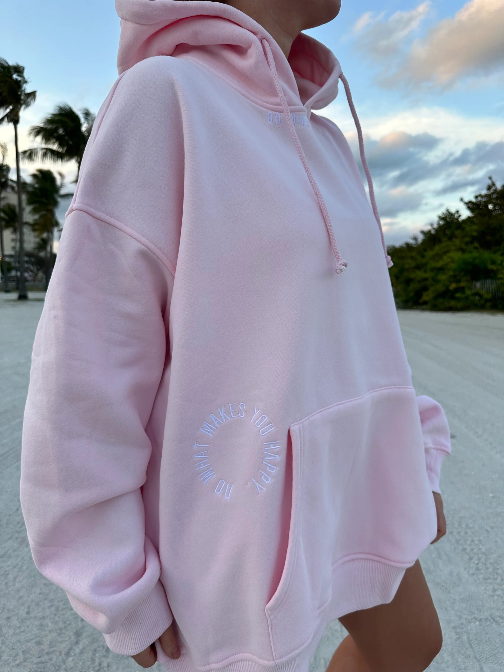 playboy pink hoodie dress Playboy X Missguided Pink Repeat Print Oversized Hoodie Dress