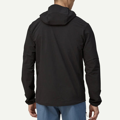 Men's R1® TechFace Hoody BLACK BACK