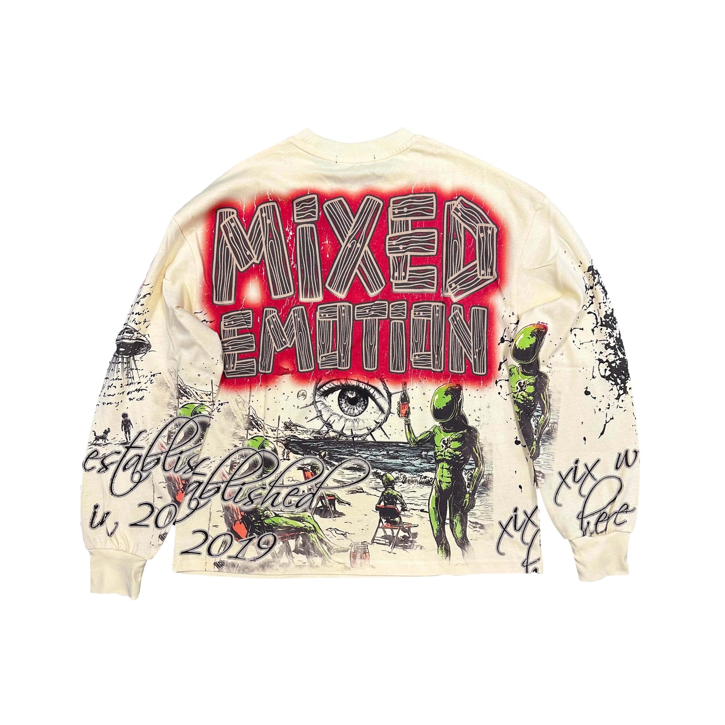 Mixed Emotion “Art Club” Long Sleeve Tee BACK