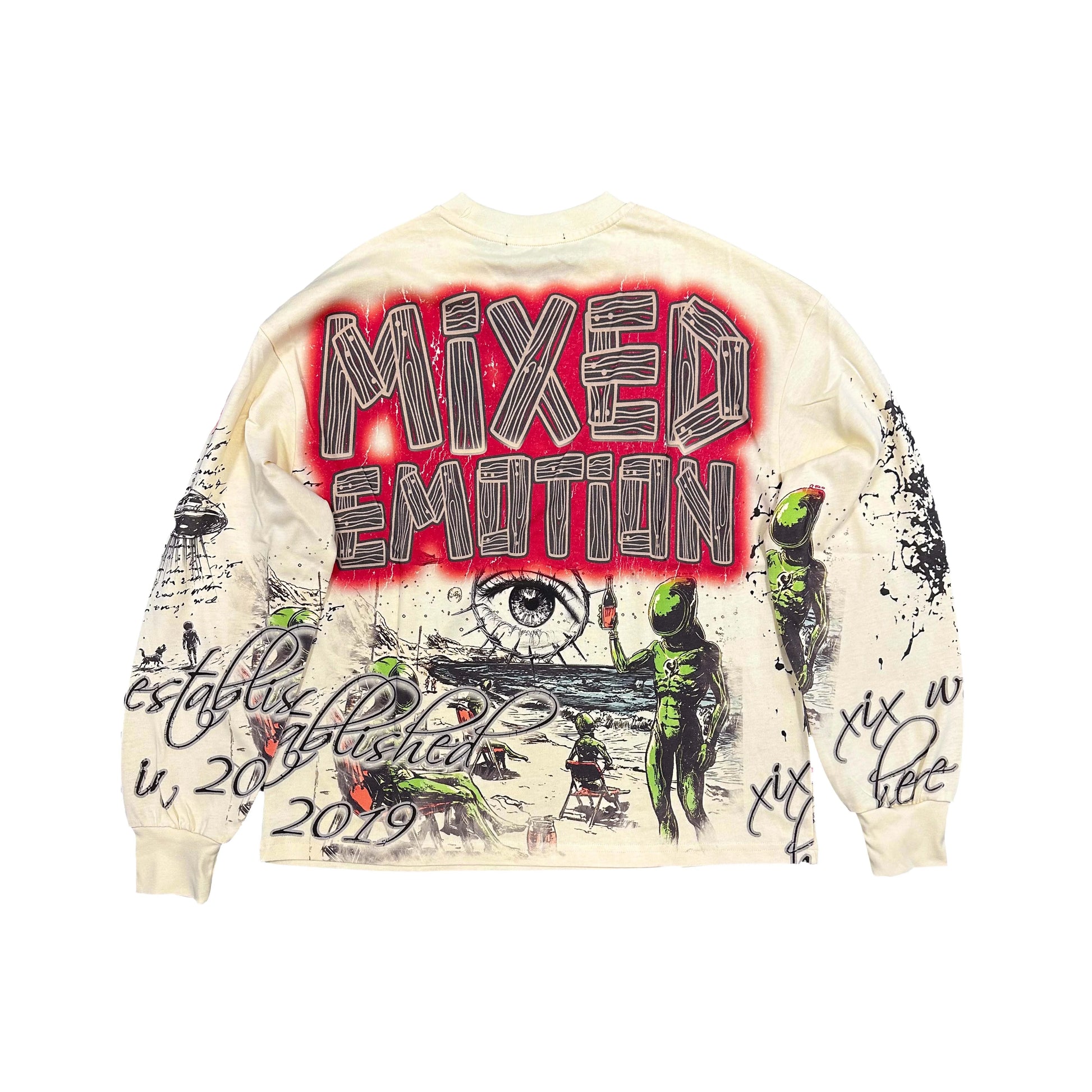 Mixed Emotion “Art Club” Long Sleeve Tee BACK